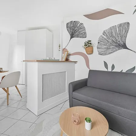 アパート Renove Cosy Metro Paris 2pers Wifi クリシー